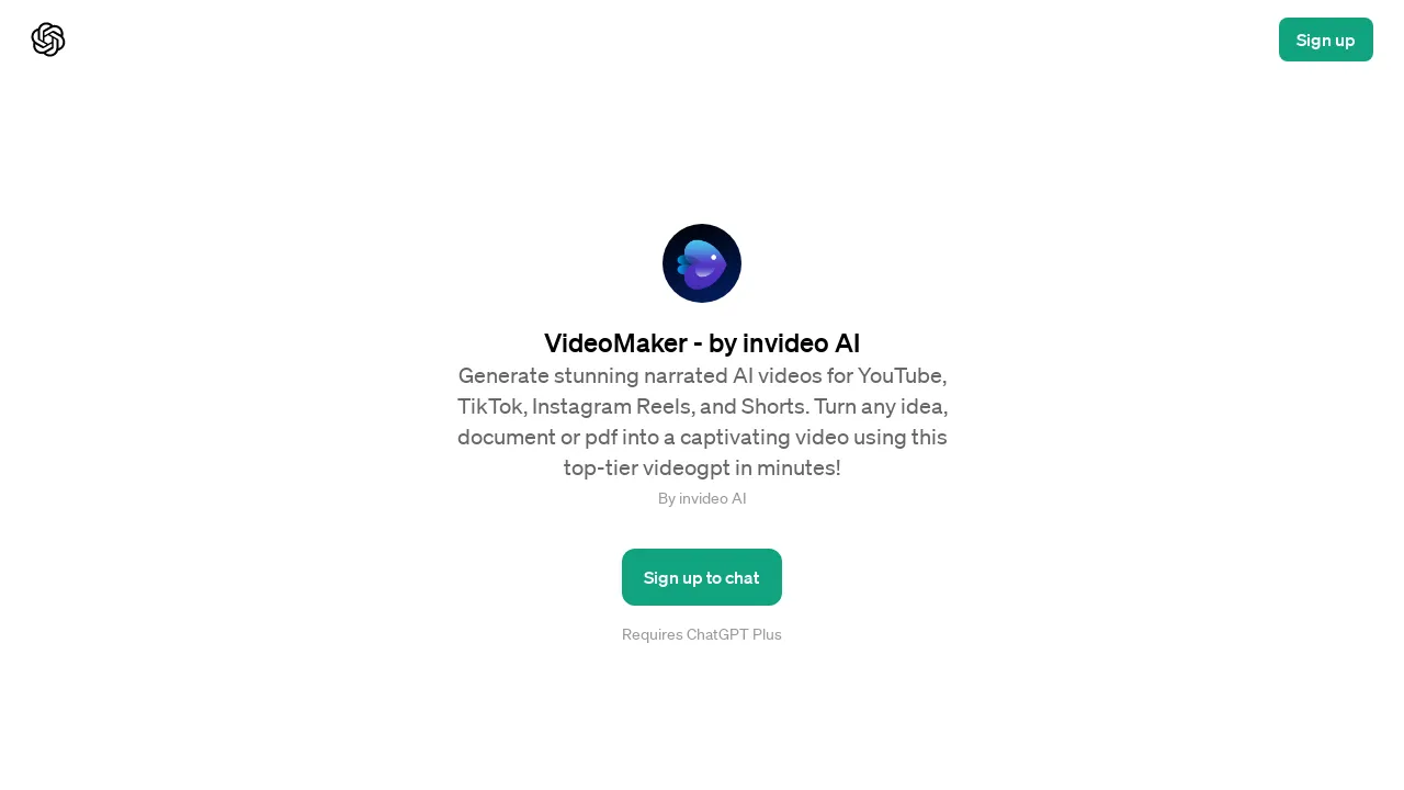 Videomaker by invideo ai bestofai
